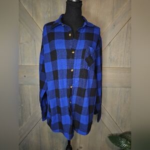 Men's Field & Stream Plaid Button Down Shirt sz Large